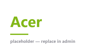 Acer laptops on rent