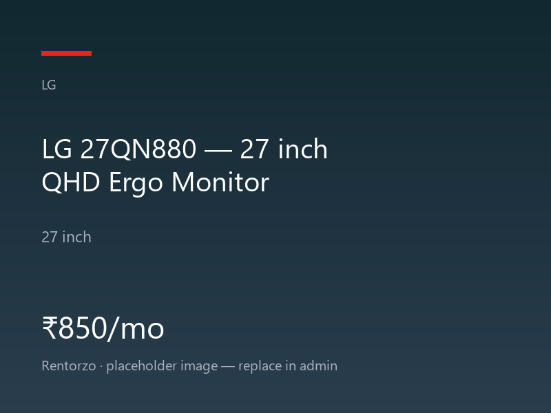 LG 27QN880 — 27 inch QHD Ergo Monitor