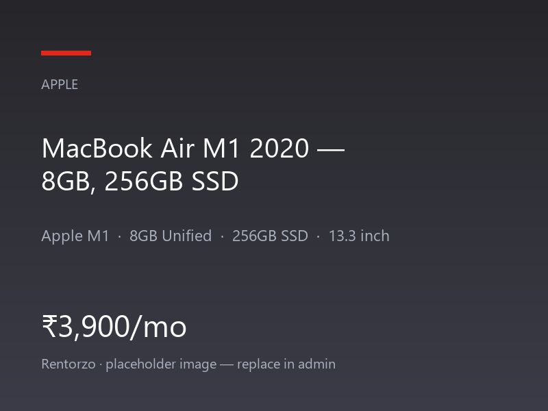 MacBook Air M1 2020 — 8GB, 256GB SSD